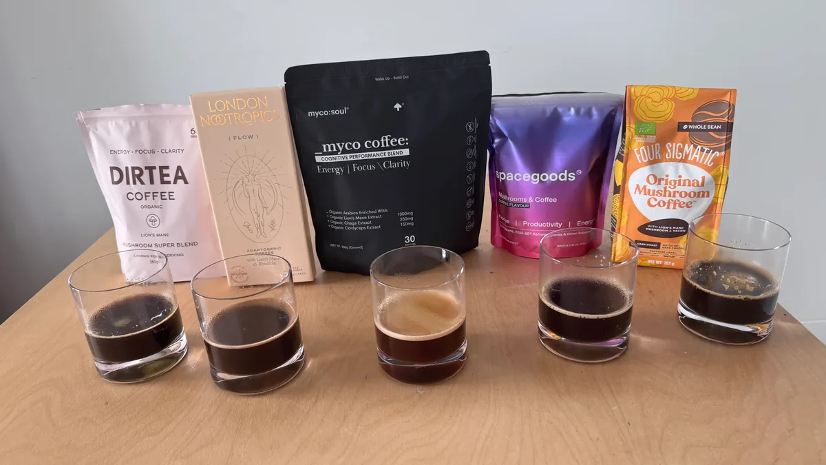 The UK's most popular mushroom coffees, tested side by side
